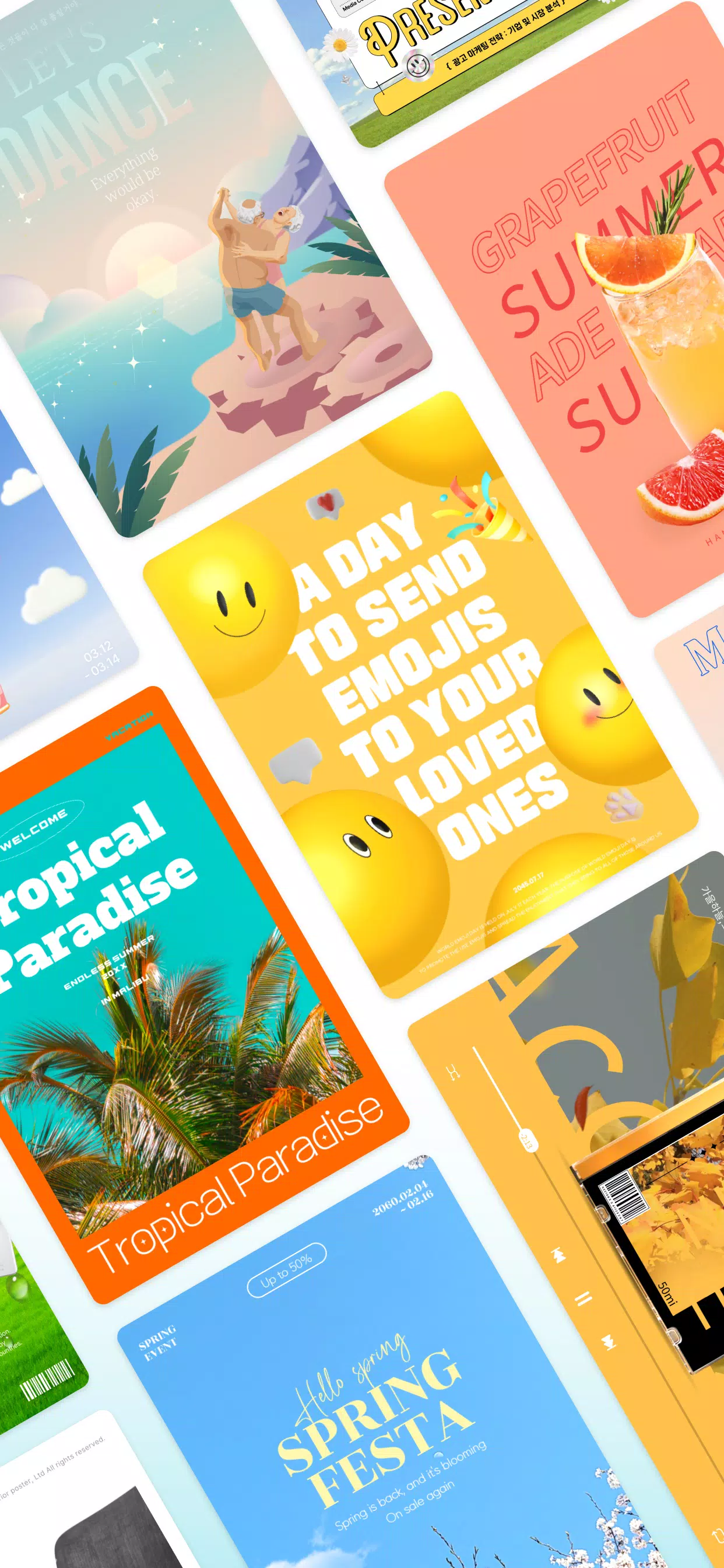 MiriCanvas: Poster, PPT design スクリーンショット 2