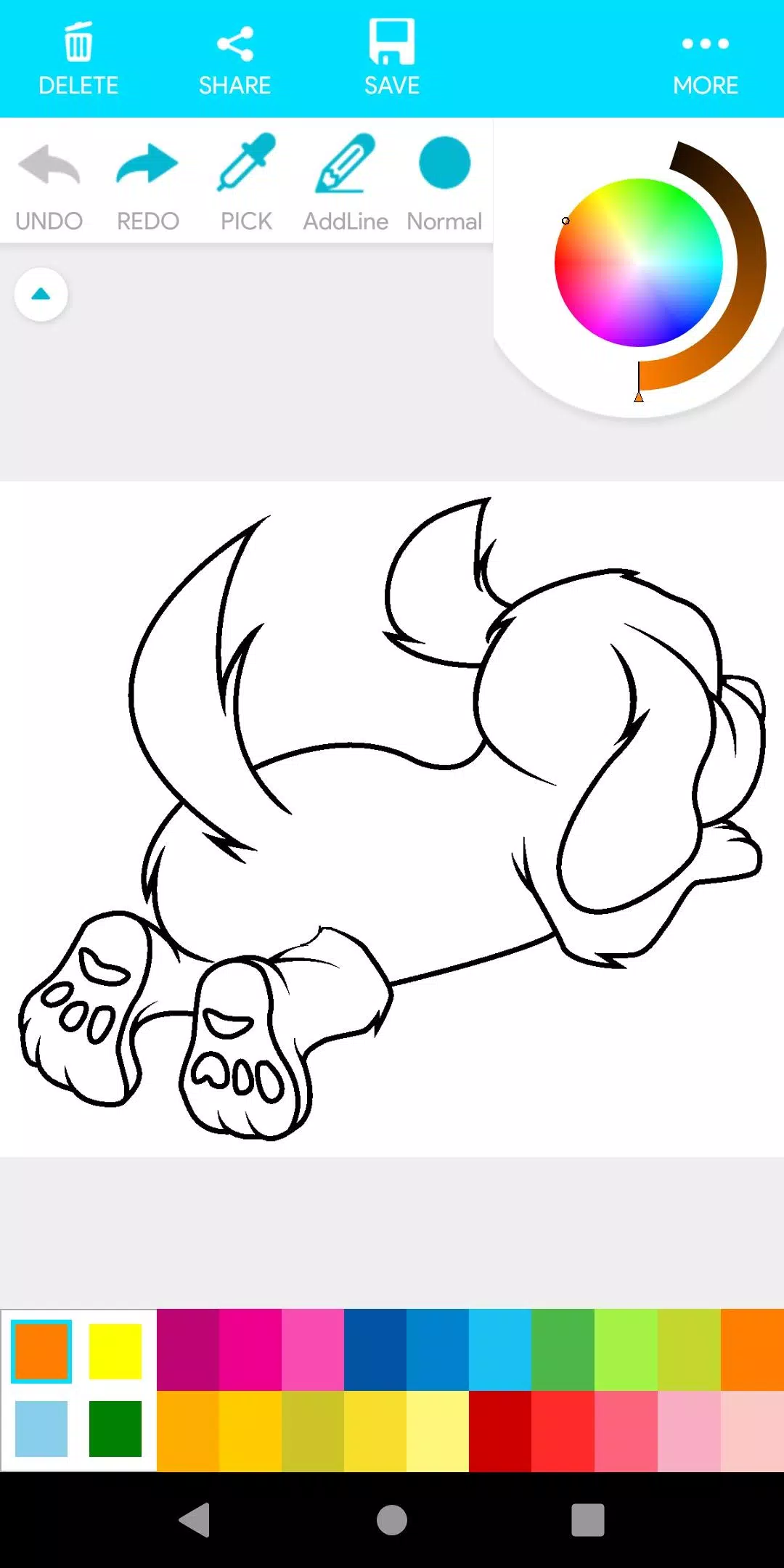 Coloring Dogs應用截圖第4張