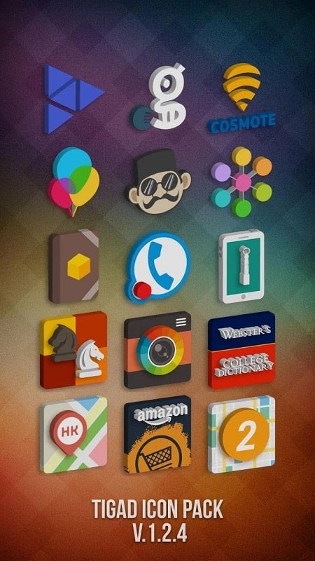 Tigad Pro Icon Pack Ảnh chụp màn hình 2