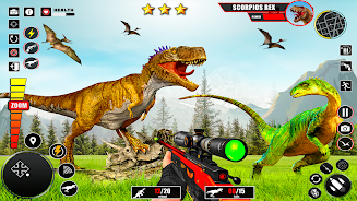 Animal Hunter:Dino Shooting Zrzut ekranu 1