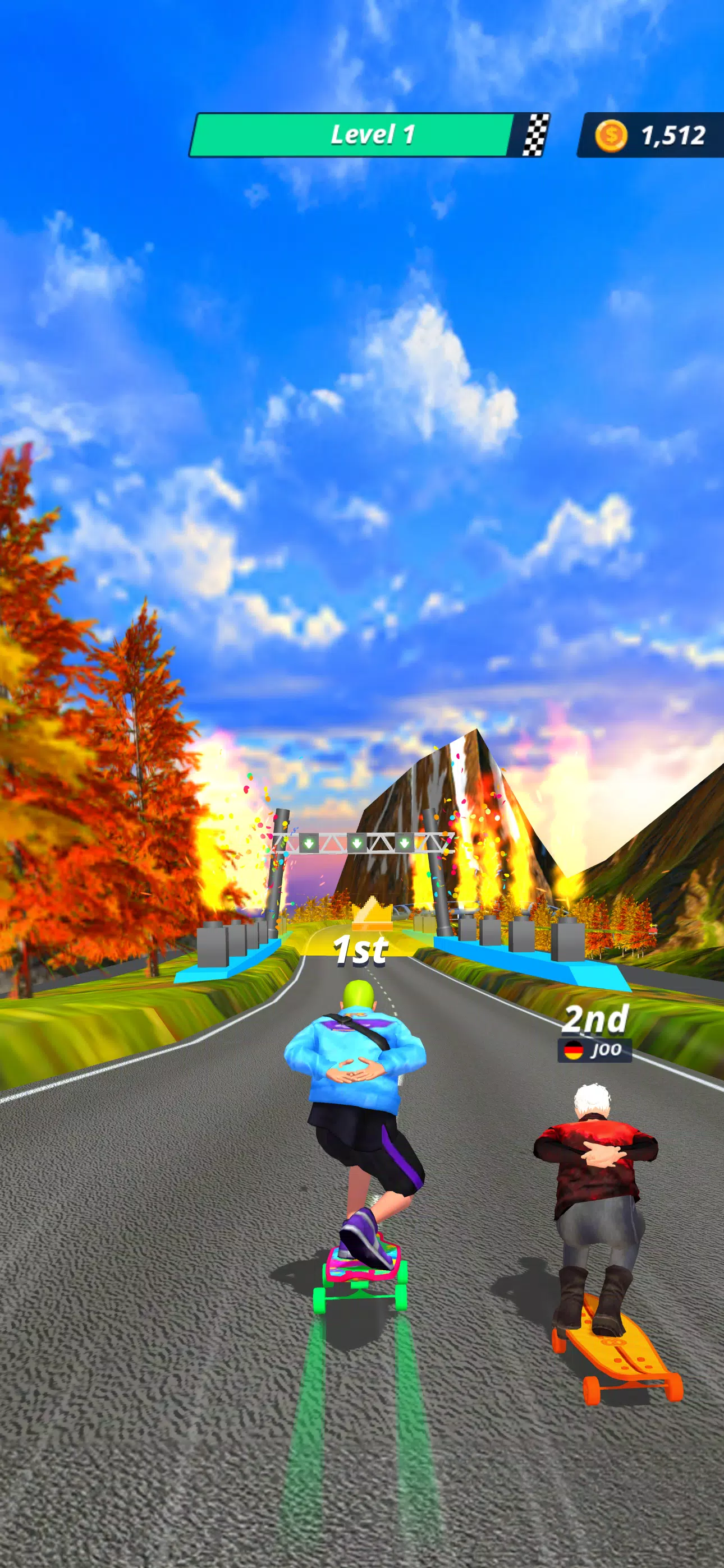 Schermata Downhill Racer 3