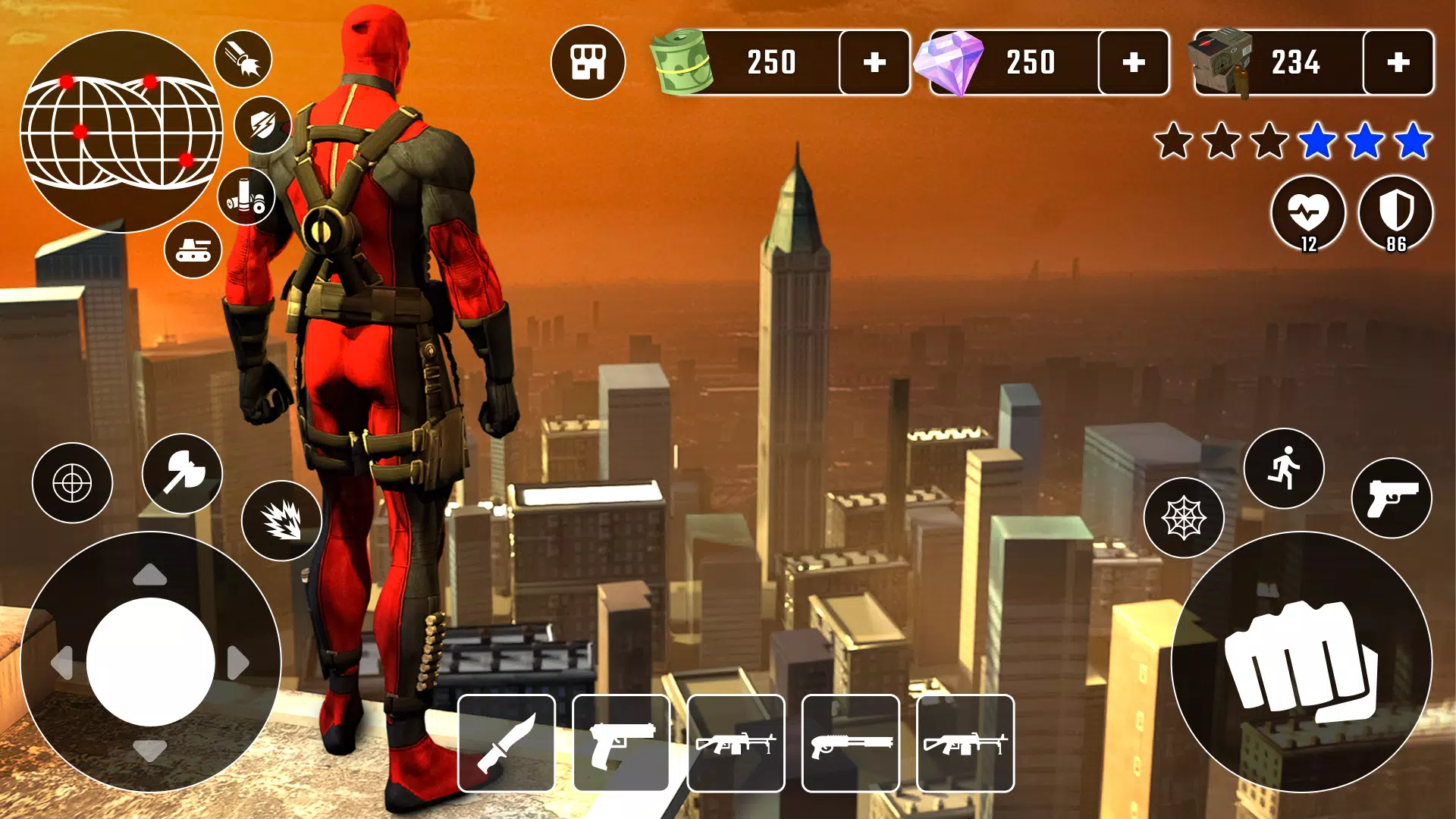 Super Spider: City Hero Games Tangkapan skrin 2