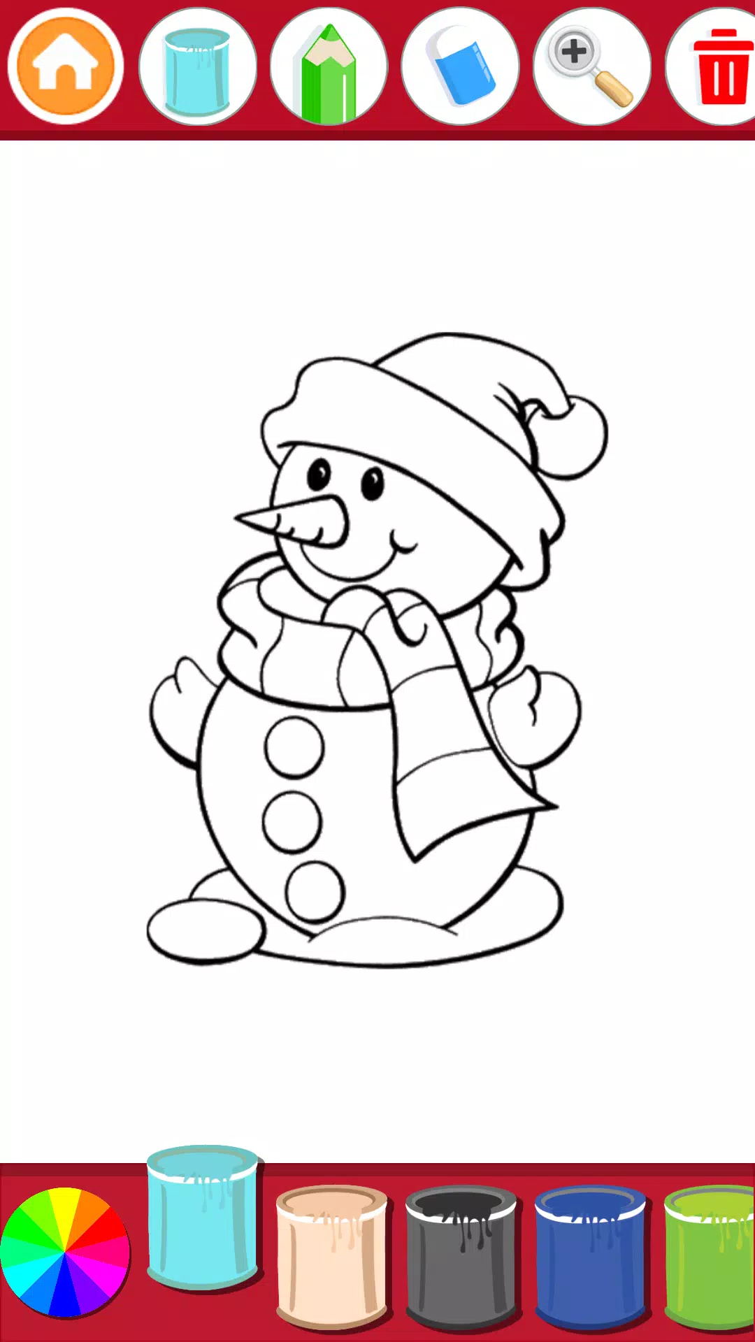 Christmas Coloring Book স্ক্রিনশট 2