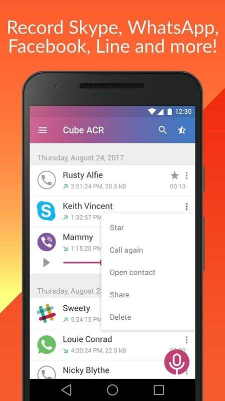 Call Recorder – Cube ACR ဖန်သားပြင်ဓာတ်ပုံ 2