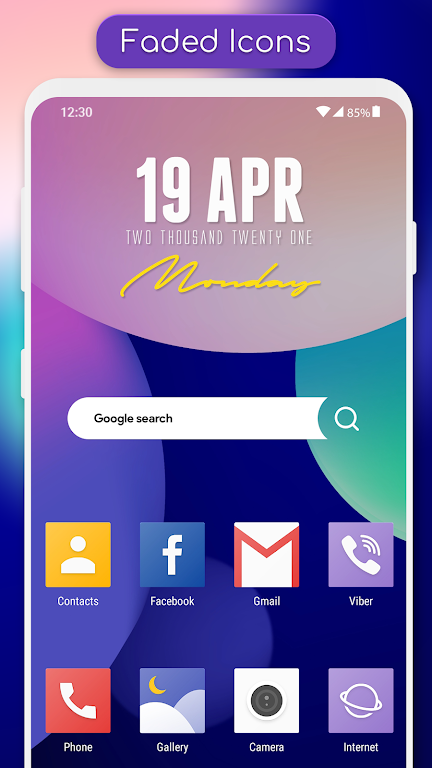 Faded - Icon Pack Capture d'écran 1