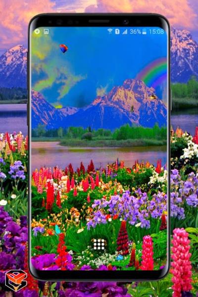 Valley of Flowers live wallpaper Screenshot 2