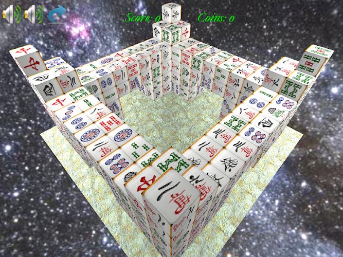 Mahjong 3D Cube Solitaire Ekran Görüntüsü 4