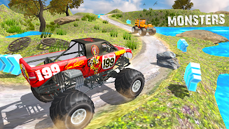 Monster Truck Games Simulator Скриншот 3