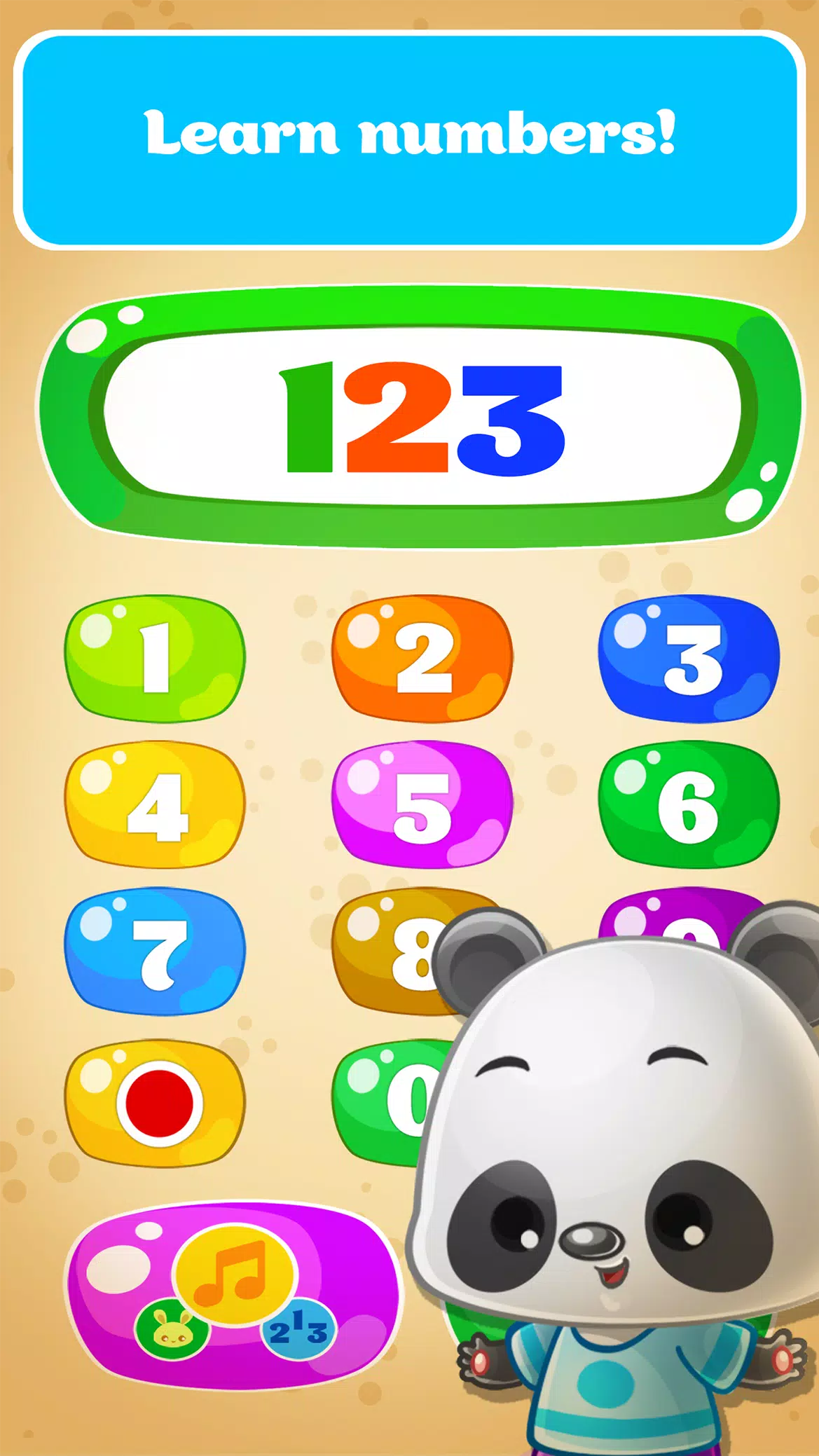 Babyphone game Numbers Animals স্ক্রিনশট 2