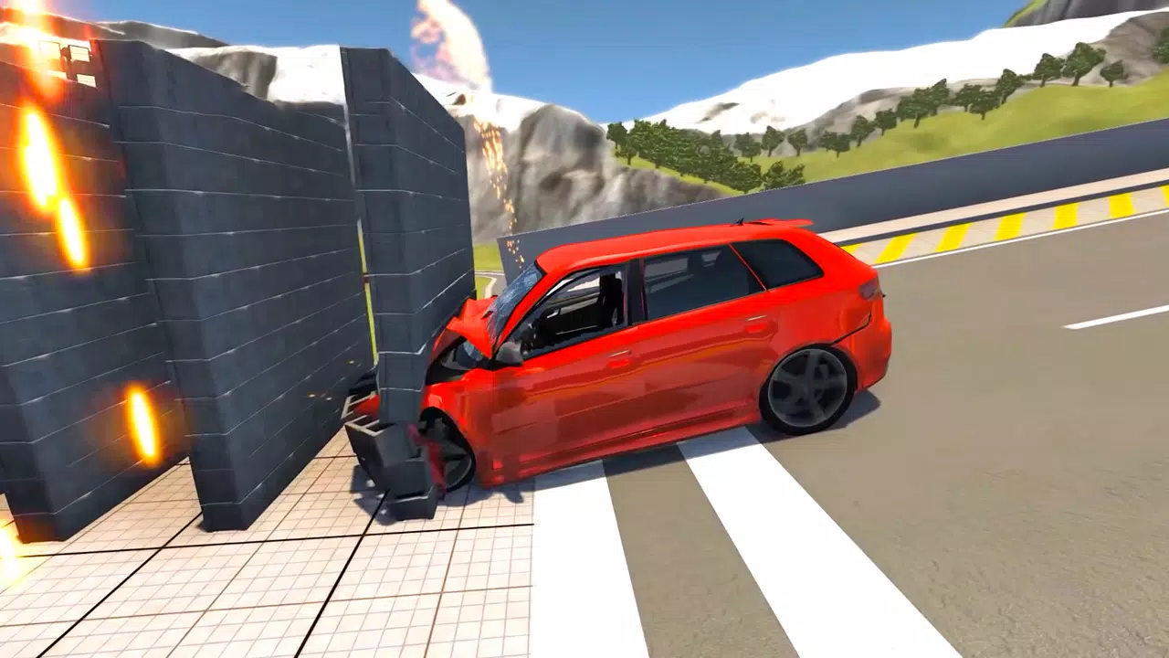 Beam Drive Road Crash 3D Games Tangkapan skrin 3