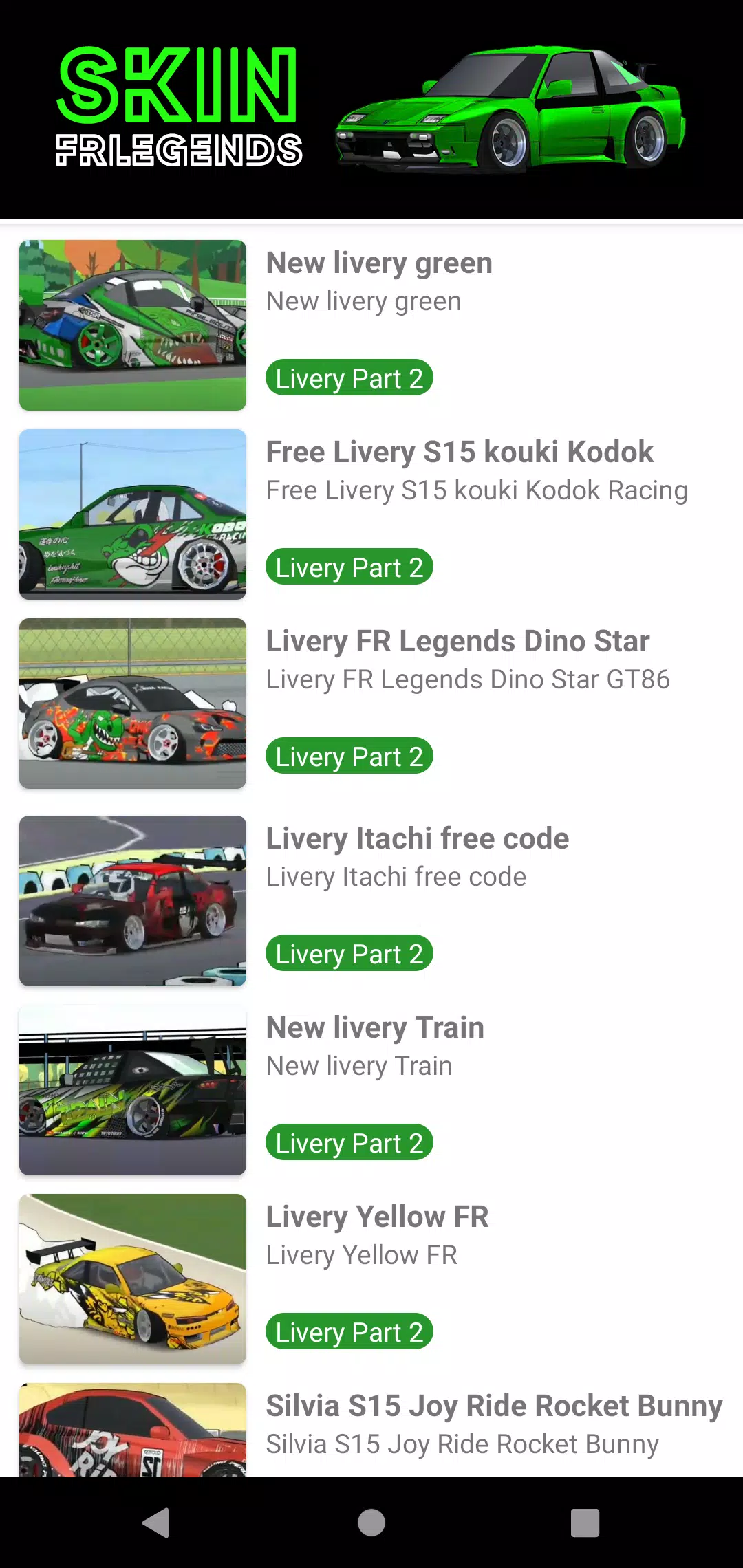 Skin FRLegends Livery Mod Capture d'écran 2