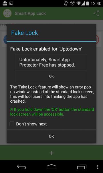 Schermata Smart App Lock 3