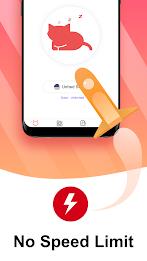VPN Kitten: Free Unlimited VPN Proxy & Secure WiFi Zrzut ekranu 4