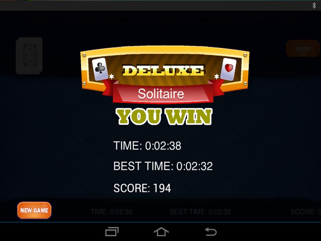 Deluxe Solitaire スクリーンショット 3