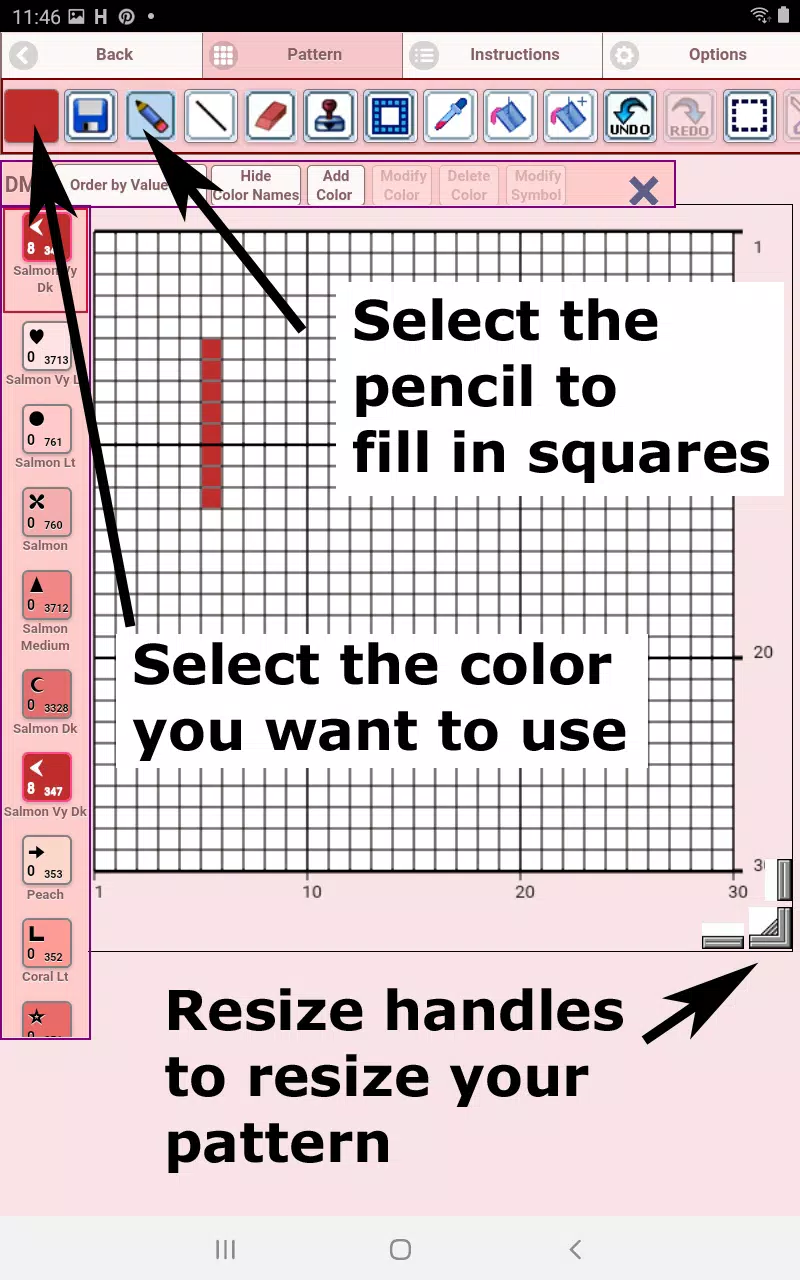 Cross Stitch Pattern Creator ภาพหน้าจอ 2