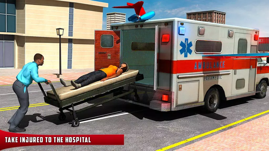 Flying Ambulance Rescue Drive スクリーンショット 2
