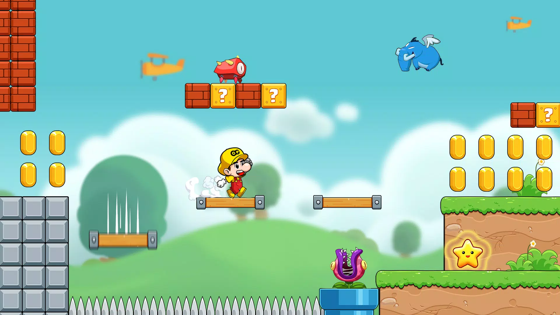 Bean’s World Super: Run Games Captura de tela 1