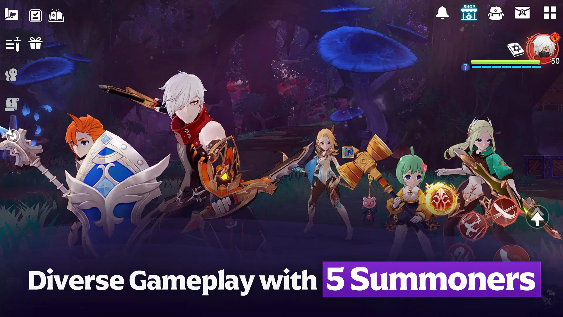Summoners War: Chronicles Captura de tela 3