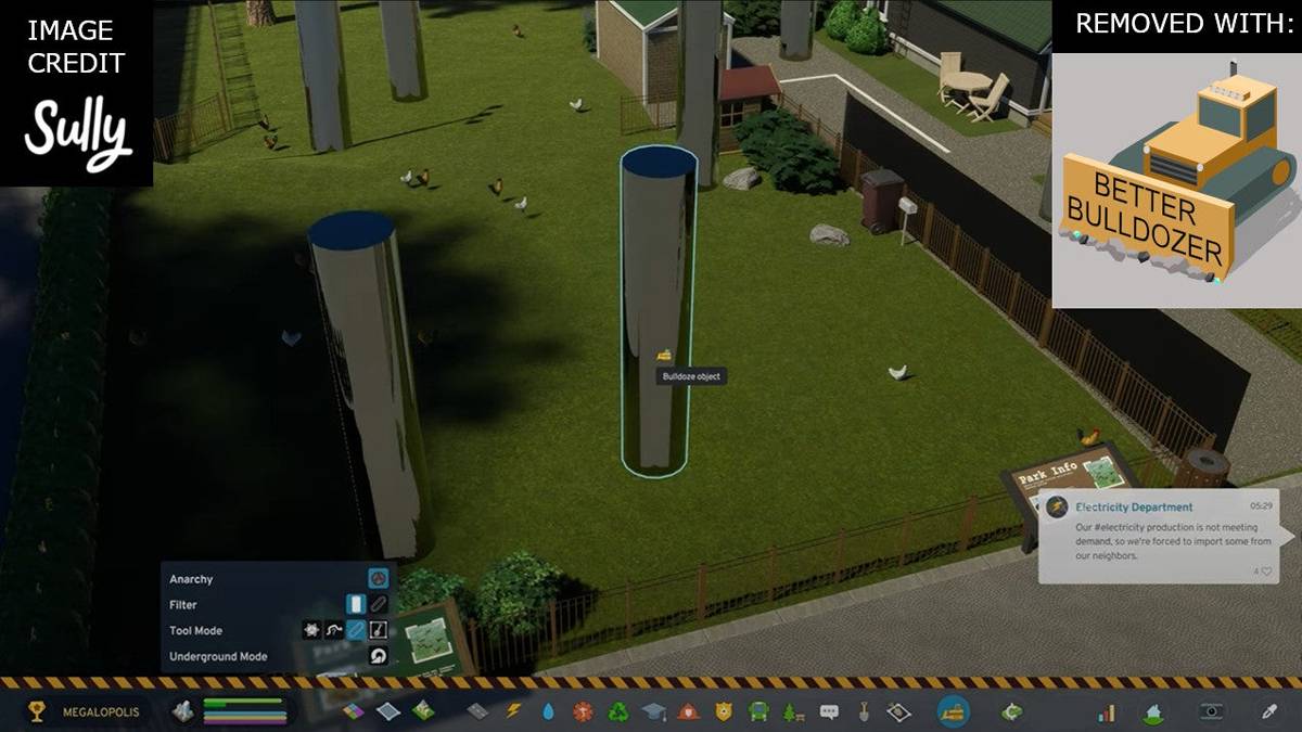 Better Bulldozer is a great mod for Cities Skyline 2