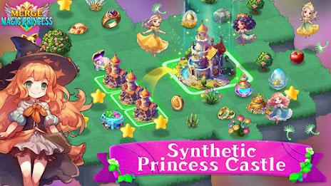 Merge Magic Princess: Tap Game Ekran Görüntüsü 2