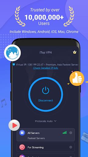 iTop VPN: Proxy & Game Booster Zrzut ekranu 3