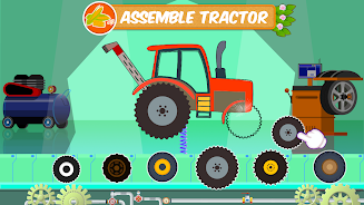 Farm Tractors Dinosaurs Games Capture d'écran 3