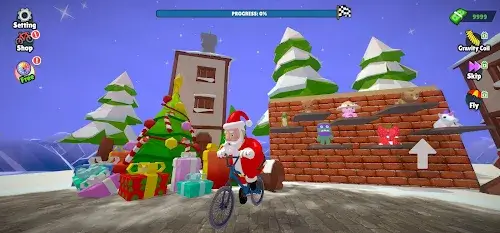 Santa Bike Master Tangkapan skrin 1