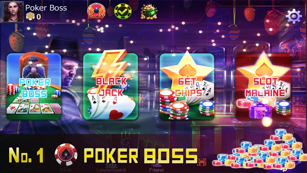 Poker Boss: Texas Holdem Offline应用截图第1张