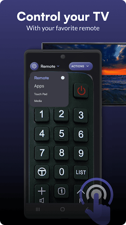 Remote control for TCL TVs Captura de pantalla 2