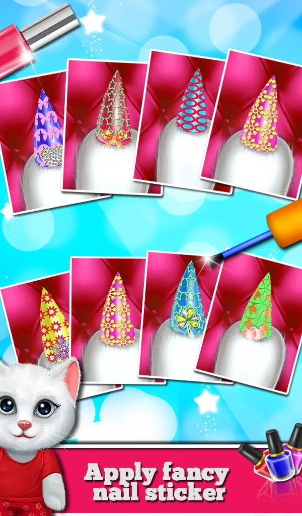 Schermata Kitty Nail Salon Daycare Cute 4