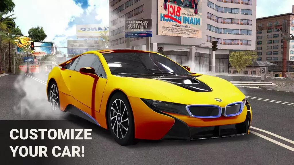 Driver BMW I8 Night City Racer ภาพหน้าจอ 3