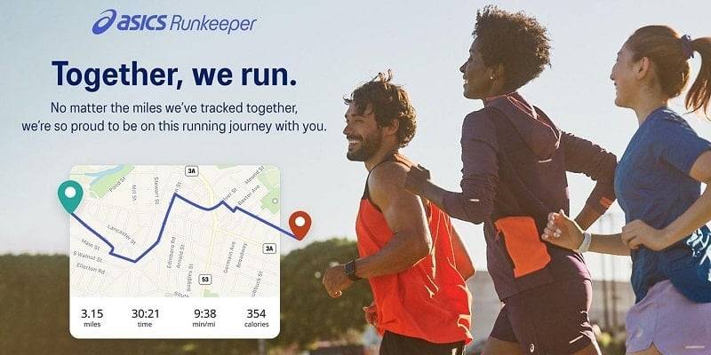 Schermata ASICS Runkeeper 1