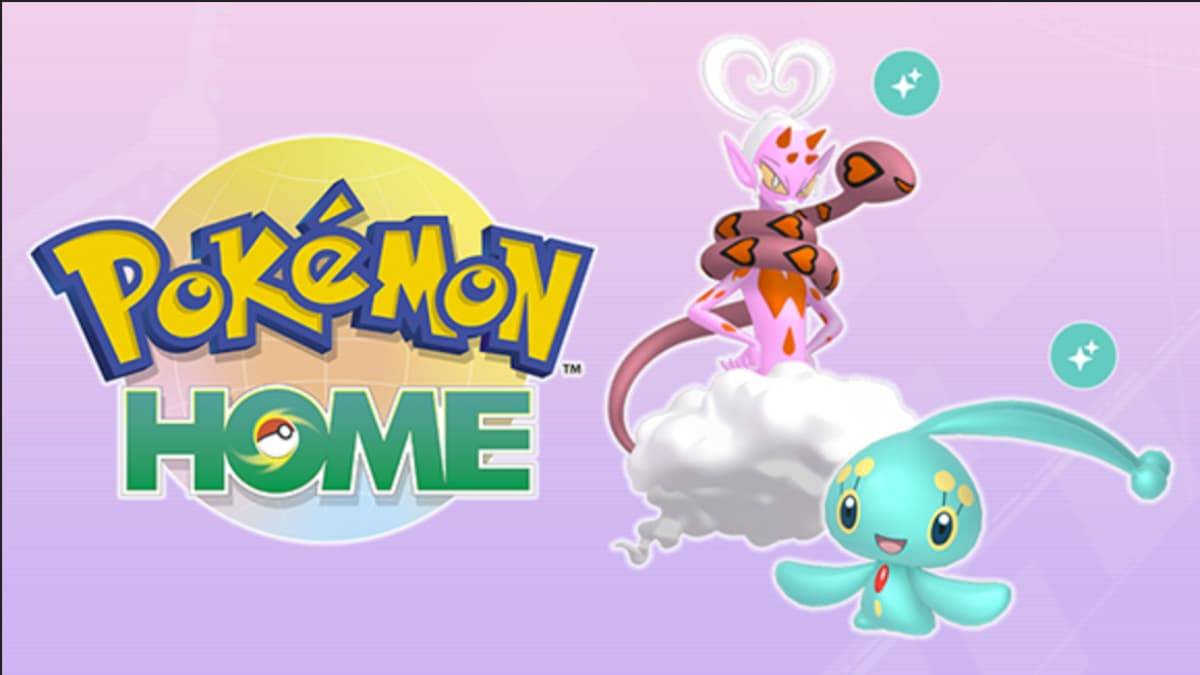 Shiny Pokémon Home Trio: Meloetta, Manaphy, Enamorus