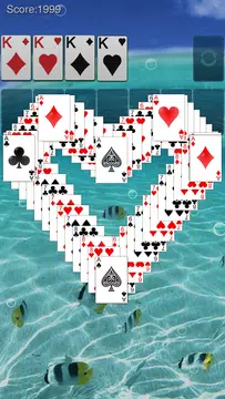 Solitaire: Ocean Blue Captura de pantalla 3