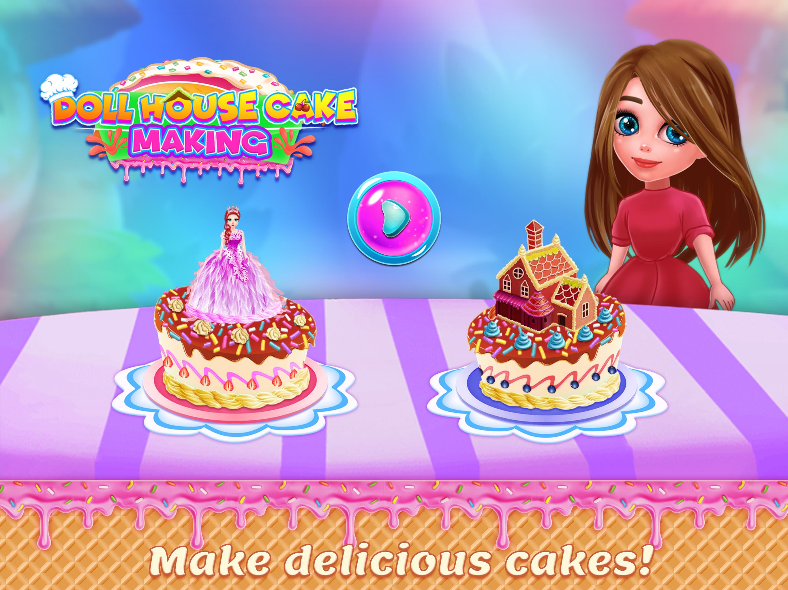 Doll House Cake Maker Game স্ক্রিনশট 3