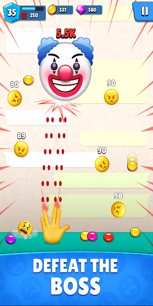 Emoji Ball Blast: Shooter Game Ekran Görüntüsü 3