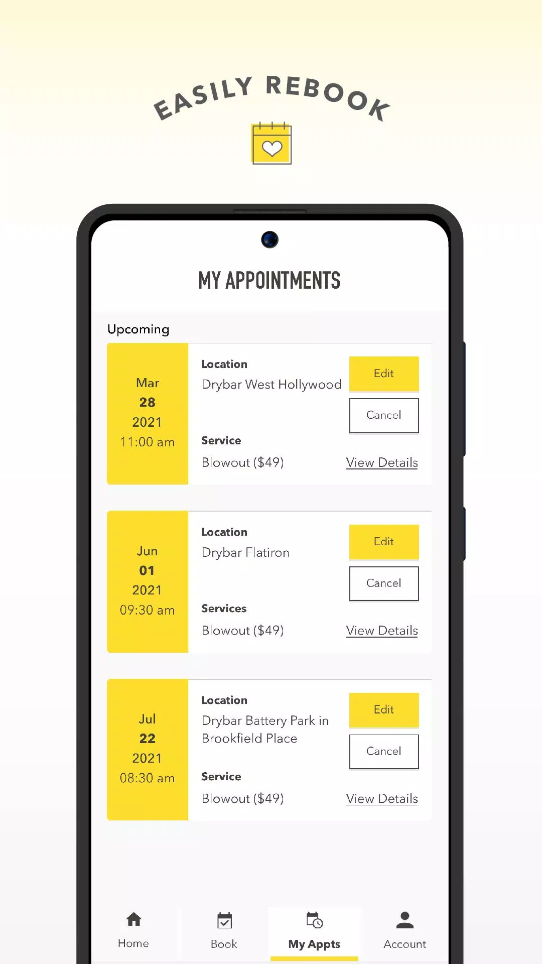 Drybar Capture d'écran 4