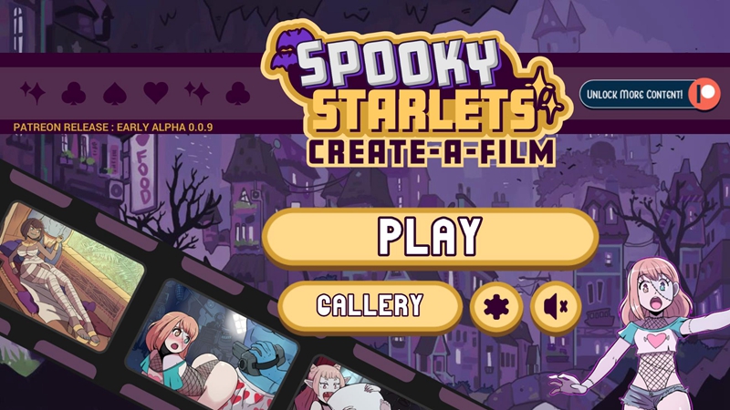 Spooky Starlets: Movie Maker Скриншот 3