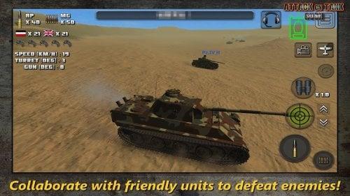 Attack on Tank : World Warfare Schermafbeelding 2