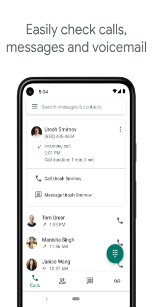 Google Voice ภาพหน้าจอ 1