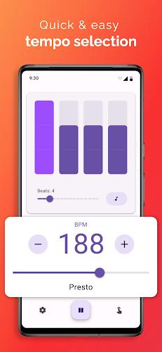 Easy Metronome ဖန်သားပြင်ဓာတ်ပုံ 2