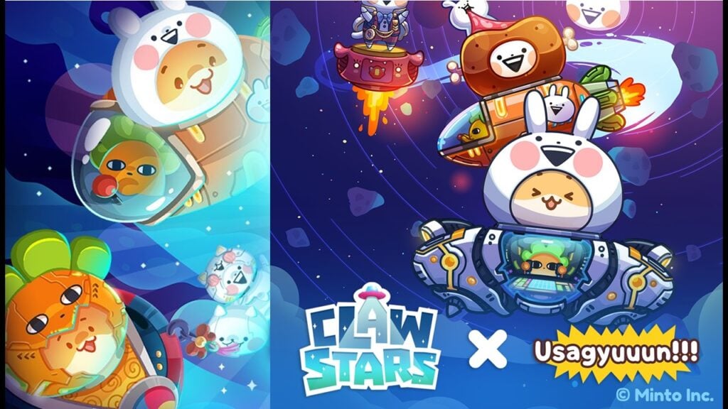 Claw Stars x Usagyuuun Crossover landt vandaag!