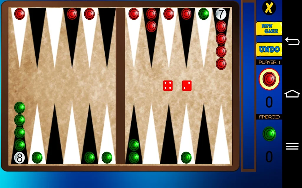 Narde - Long Backgammon by Clarka Apps Tangkapan skrin 3