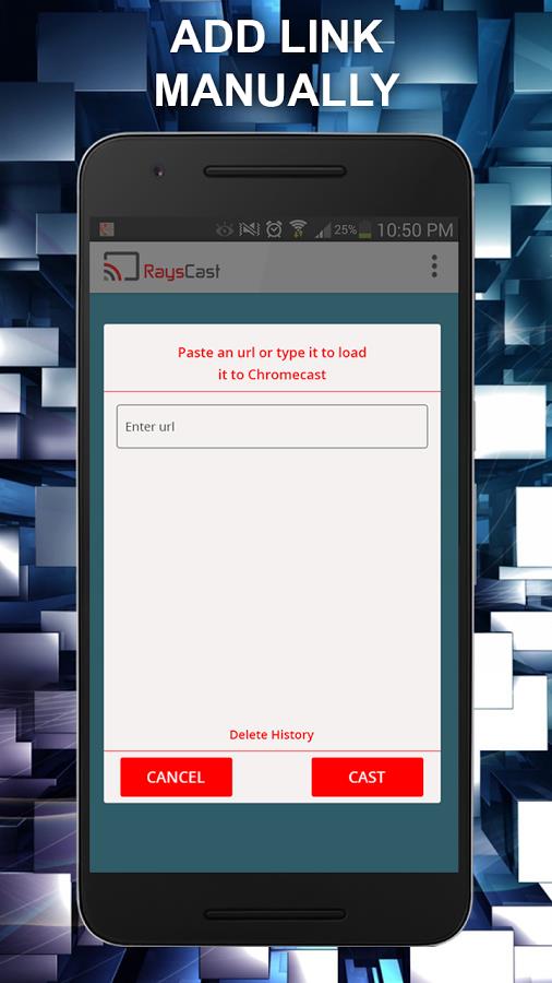 RaysCast For Chromecast Schermafbeelding 1