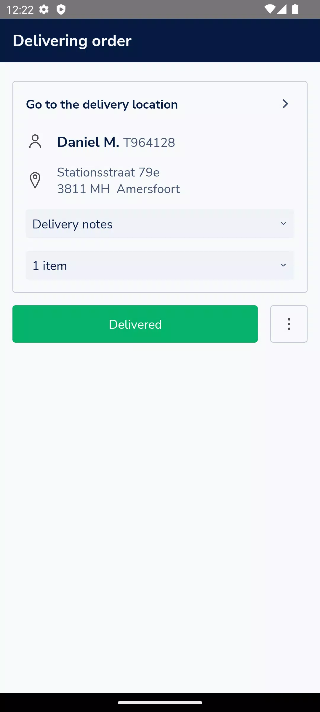 Deliverect for Couriers ภาพหน้าจอ 2