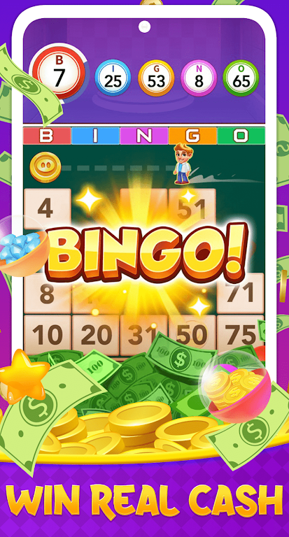 Bingo Duel Cash Win Money स्क्रीनशॉट 1