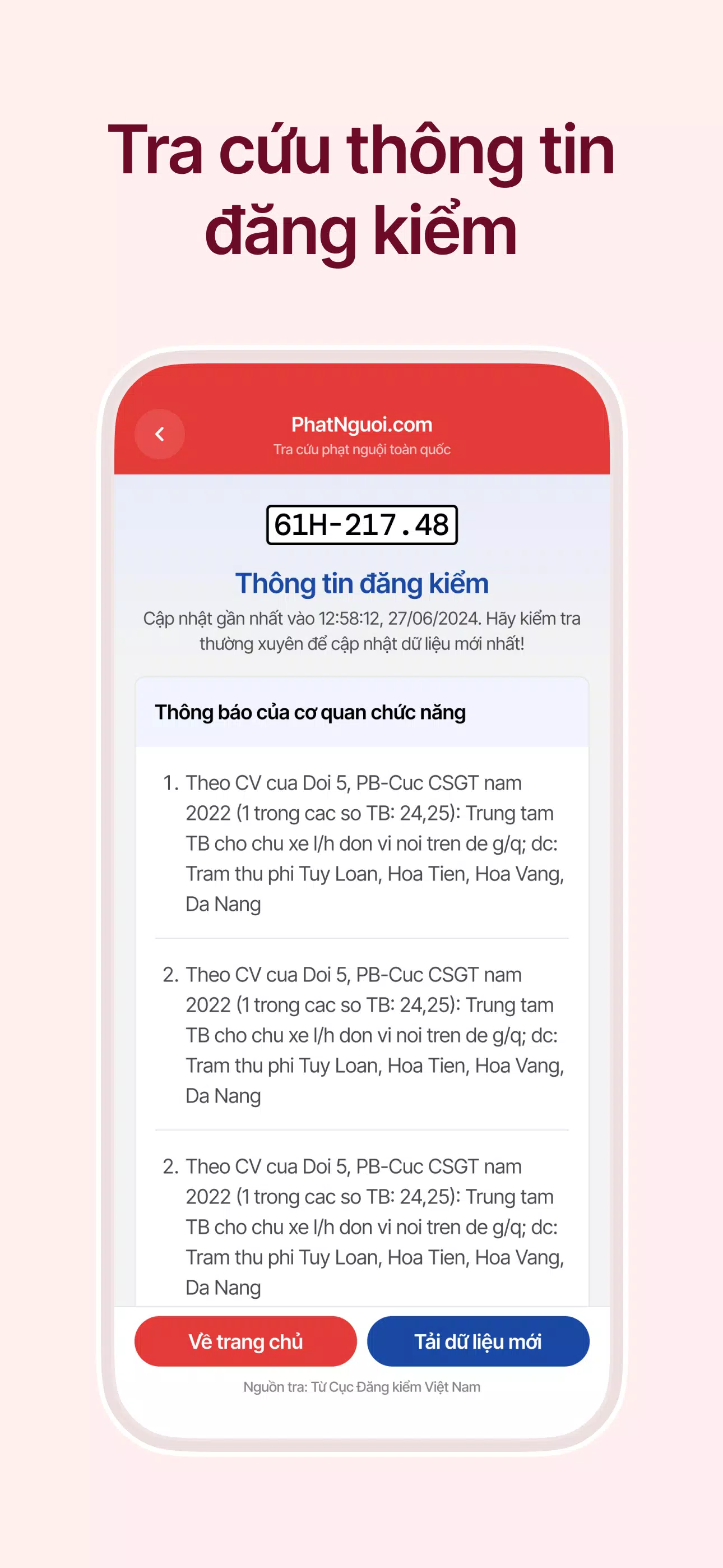 Vietnamese Cold Penalty Lookup 스크린샷 4