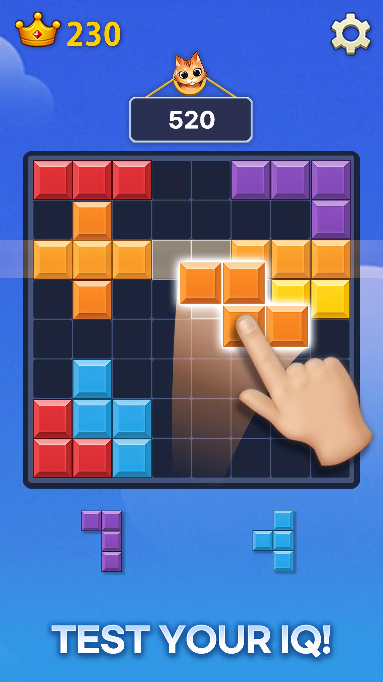 Meow Block Puzzle ภาพหน้าจอ 4