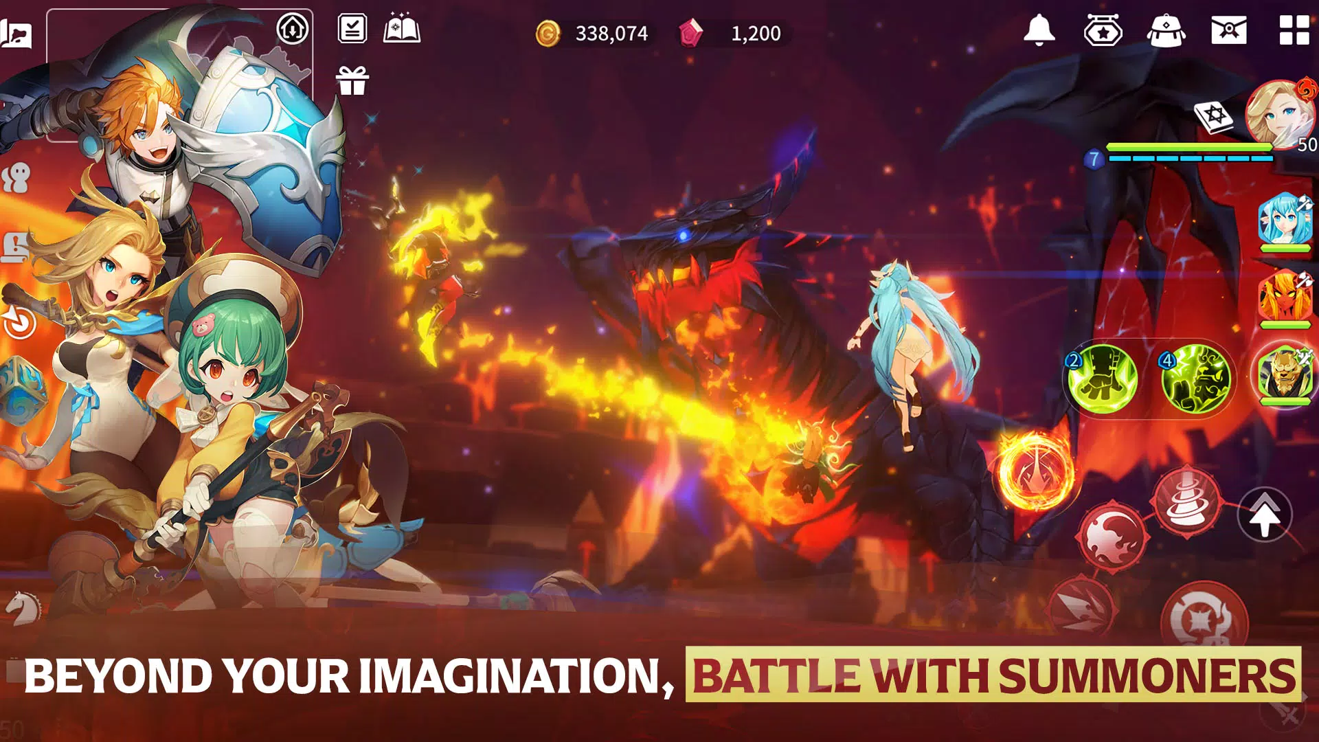 Summoners War: Chronicles Captura de tela 4