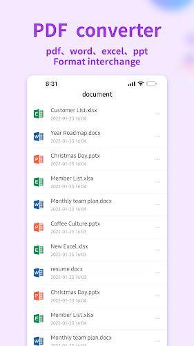 Document Editor:Word,Sheet,PDF Captura de pantalla 3